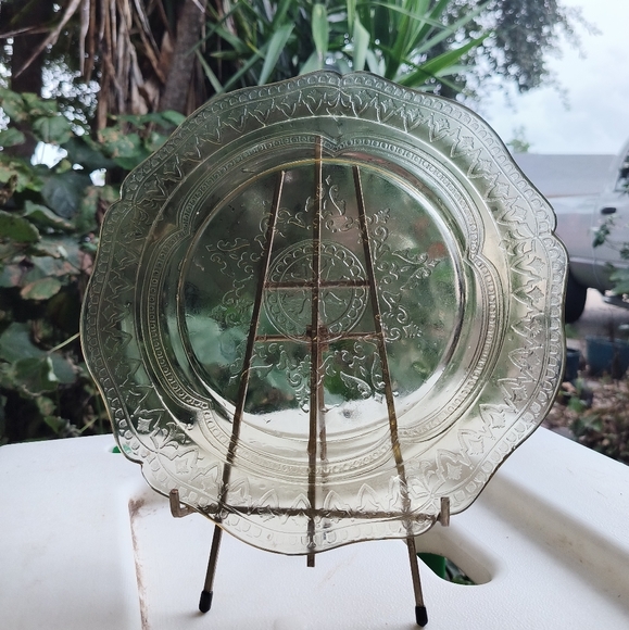 Vintage Federal Depression Glass Plate - Picture 3 of 3